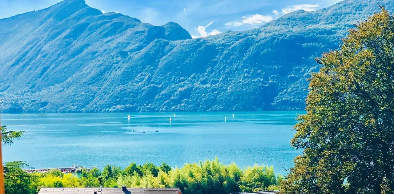 Appart Christina Vue Lac Aix-les-Bains France