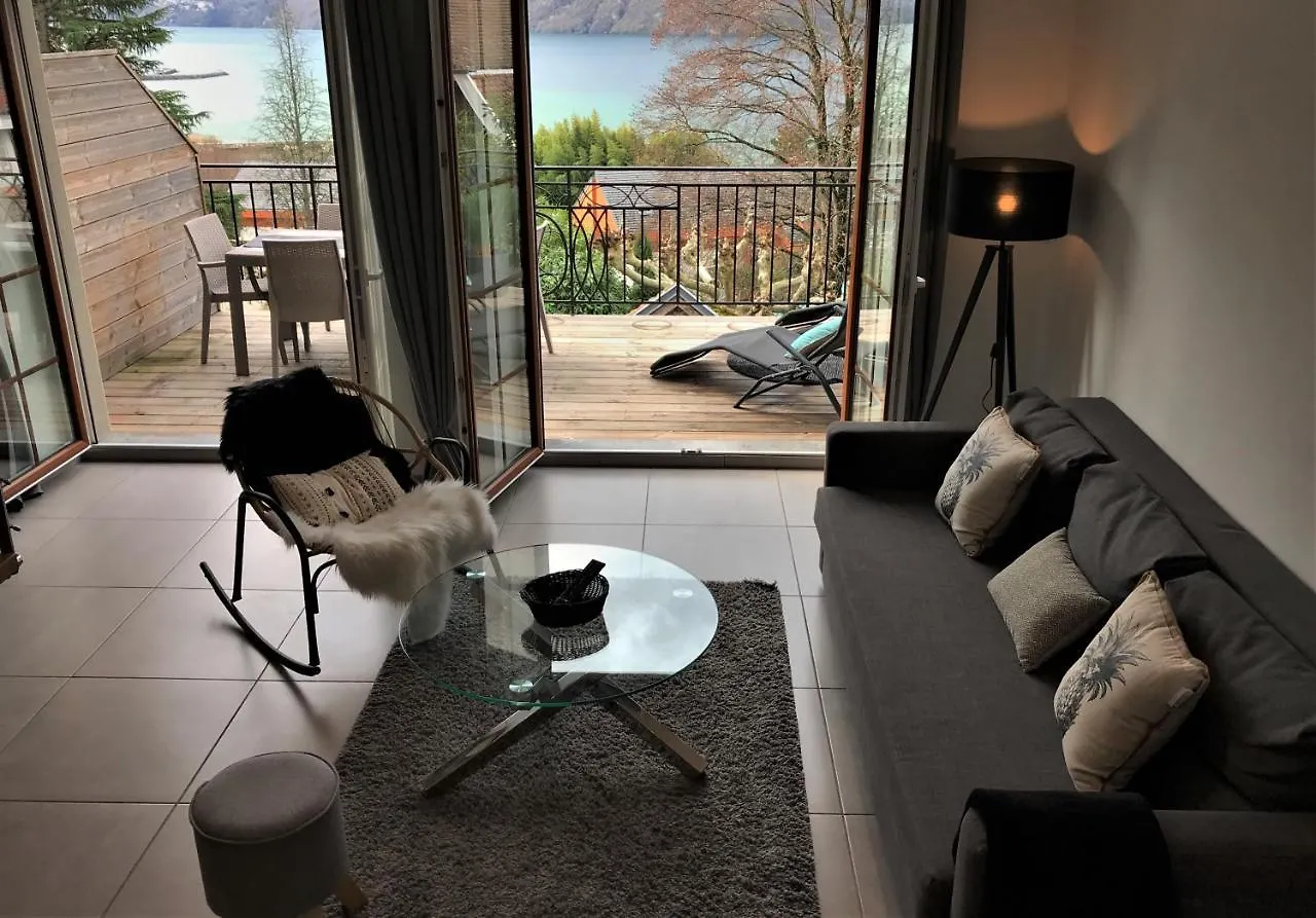 Διαμέρισμα Appart T4 Christina Contemporain, Vue Lac, Climatise Avec Parking Εξ Λε Μπαν